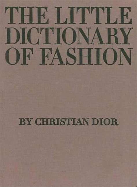 the little dictionary of fashion 